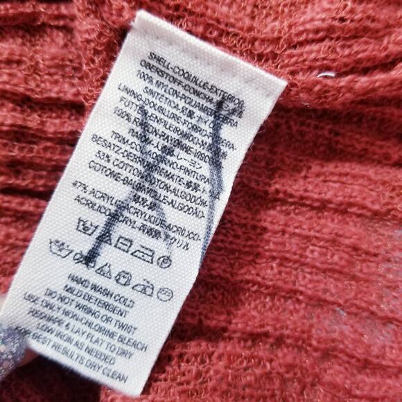 Free People Tunic Knit Top Button Front Long Sleeves - Picture 9 of 10